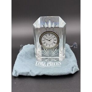 Waterford Crystal  Mantel Desk Clock